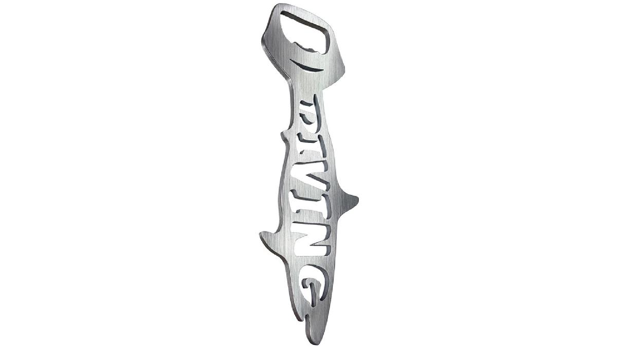 Ouvre-bouteille+en+acier+inoxydable+-+%27DIVING%27+%28Argent%29